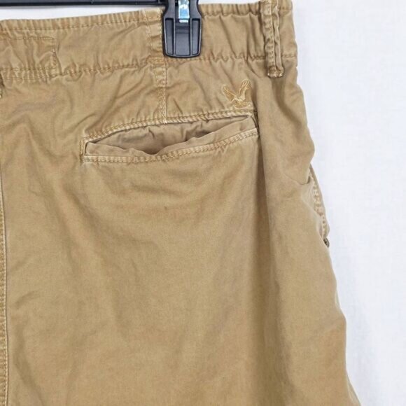 American Eagle Classic Khaki Shorts Size 34 Cotton - Picture 5 of 10